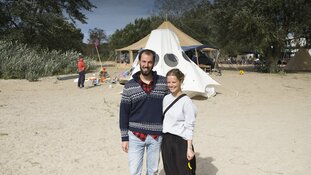 'At home' op het Alemeerderstrand
