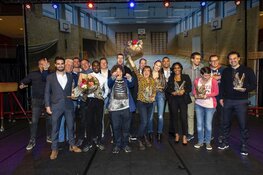 Steven Bergwijn en Lilian de Geus Almeers sportman en sportvrouw van 2018