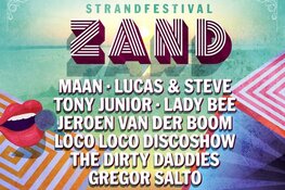 Maan, Lucas & Steve en The Dirty Daddies op vernieuwd strandfestival Zand